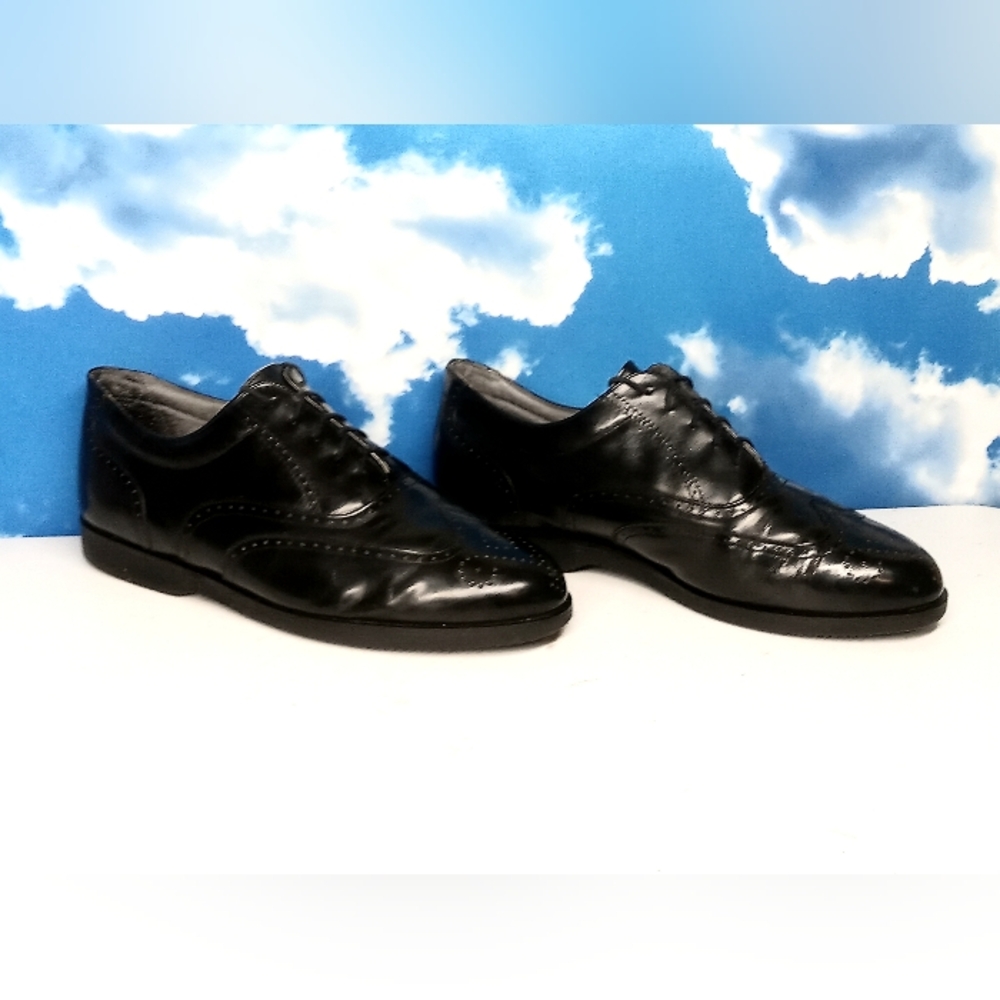 Leather Oxford Dress Shoes size 12 Made in poland